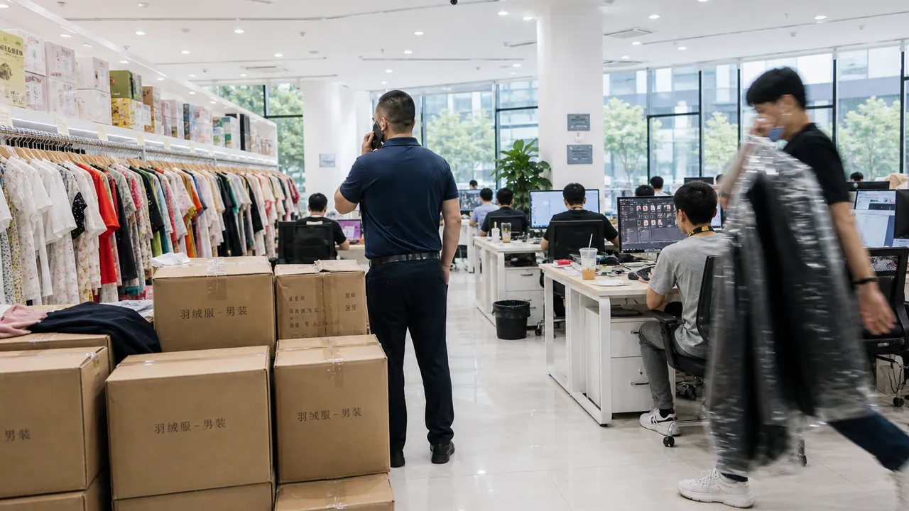 东站仓工位全景。仓储改的办公室，下午四点，三台机器同时在渲。